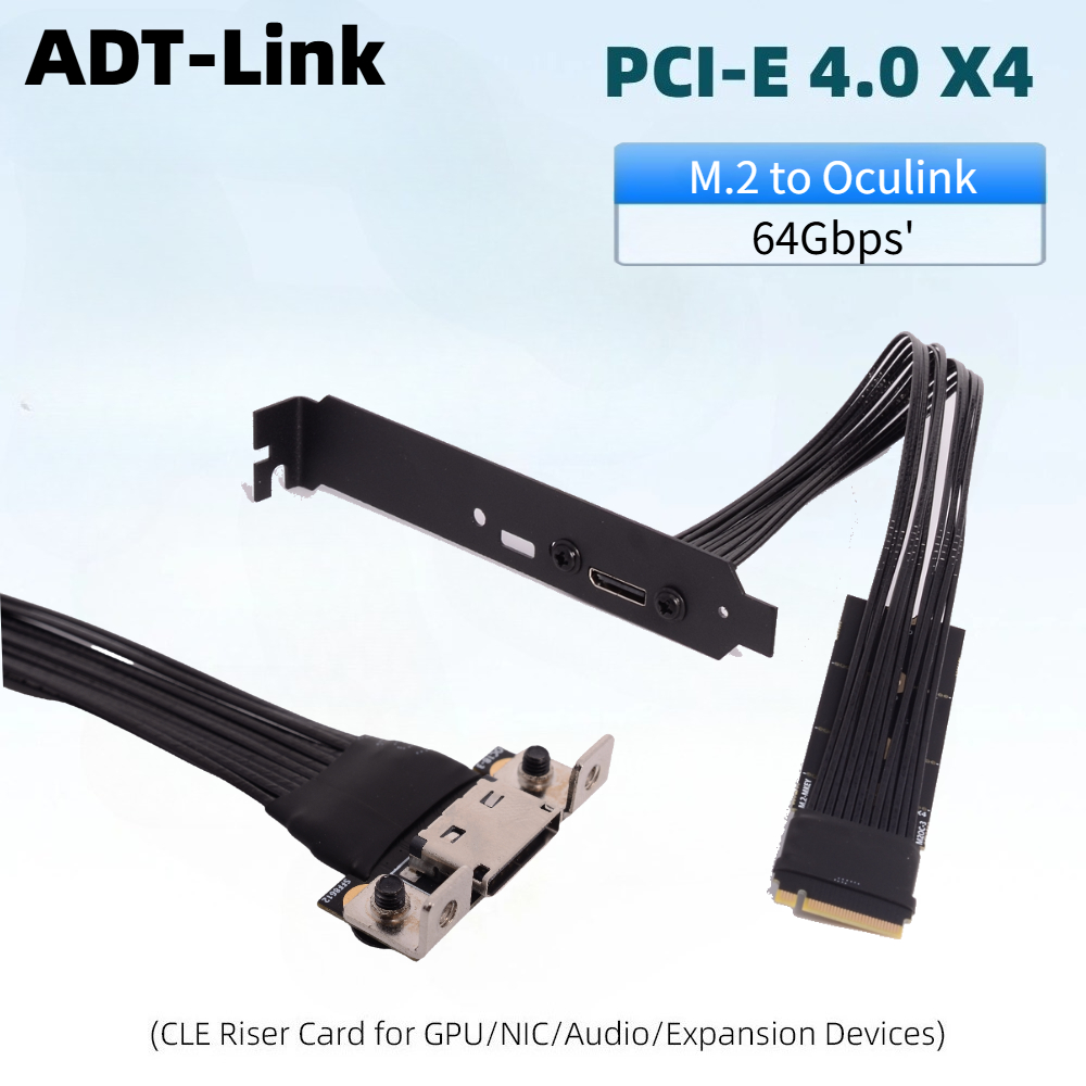 Oculink Egpu Mini Pc - Кабель-адаптер PCIE 4.0 X4 M.2 M-Key