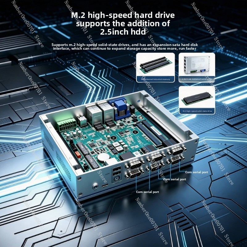 Fanless Industrial Pc Rs485 Core I7 - Безвентиляторный встраиваемый промышленный мини-ПК с 6