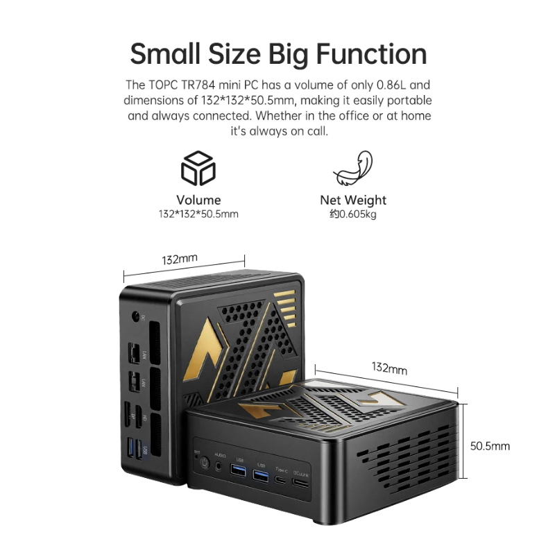 Мини-ПК TOPC OCuLink на базе R – обзор и цена Oculink Egpu Mini Pc