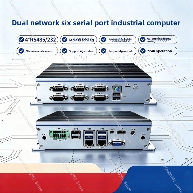 Безвентиляторный встраиваемый  – обзор и цена Fanless Industrial Pc Rs485 Core I7